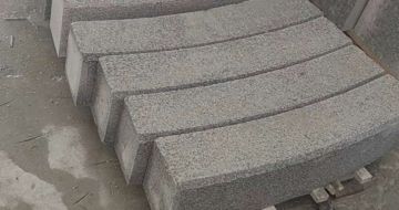 怀化芝麻白弧形路牙石