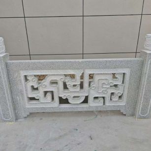 怀化芝麻白河道栏杆 桥栏杆