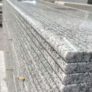 怀化芝麻白楼梯踏步 花岗岩楼梯板材