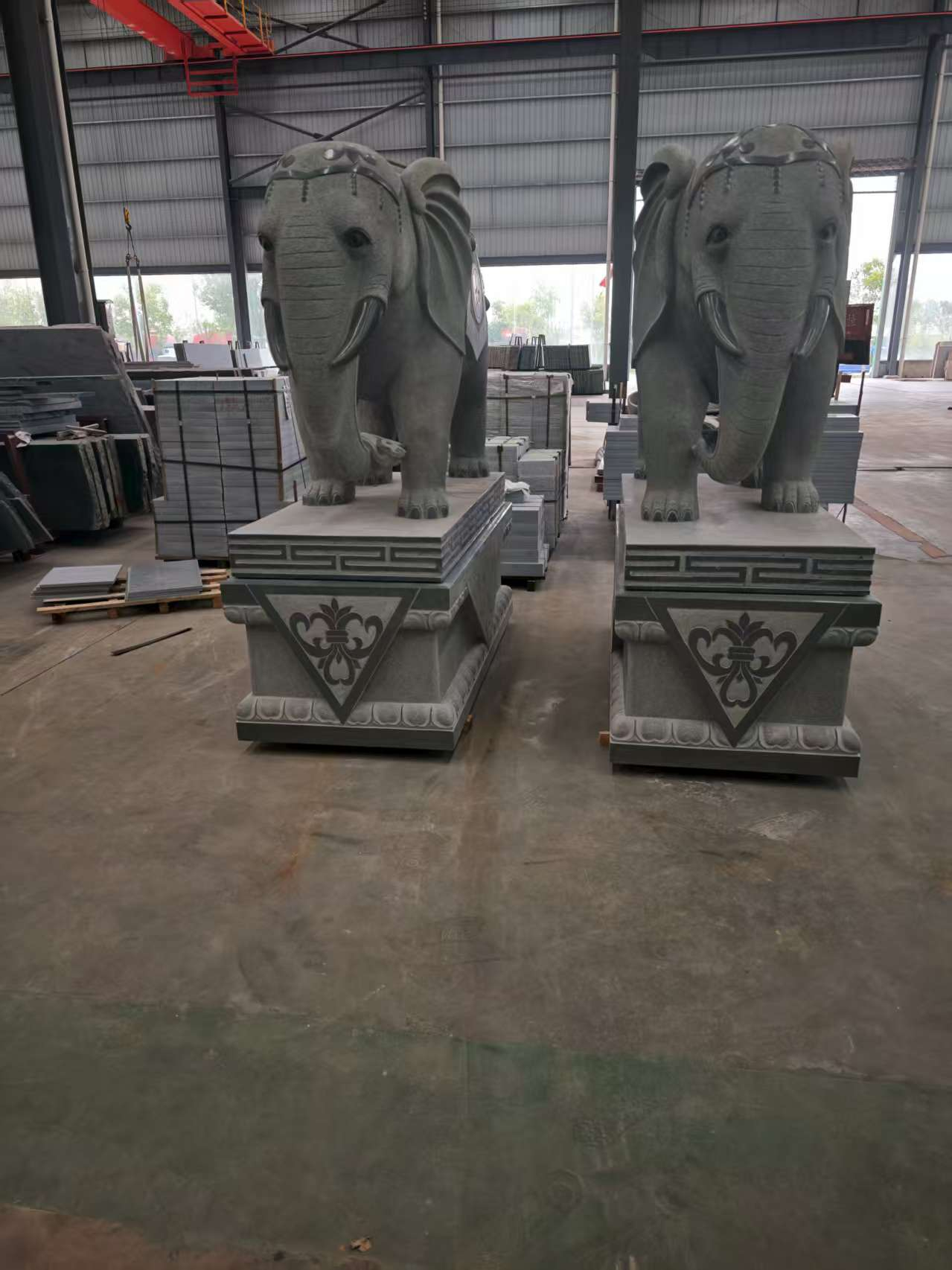 怀化芝麻灰花岗岩对象 芝麻白芝麻灰大象