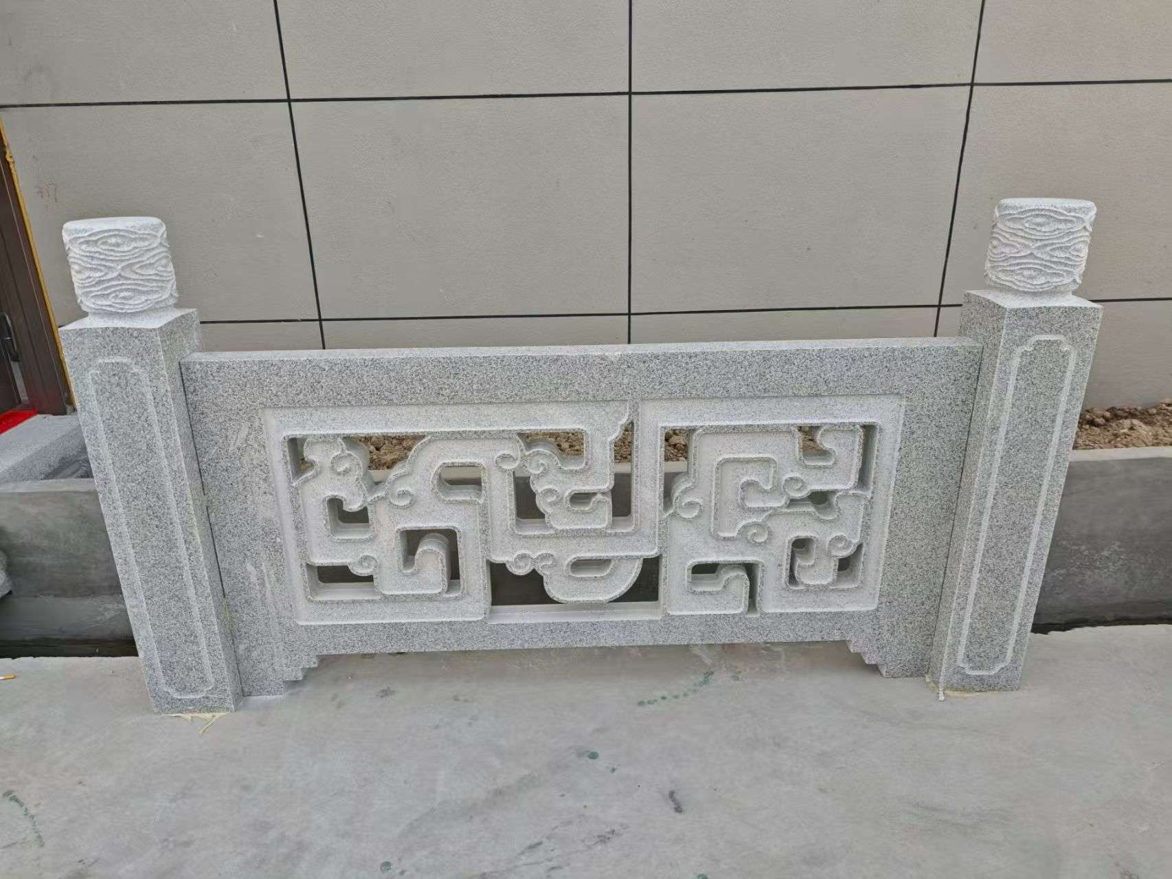 怀化芝麻白河道栏杆 桥栏杆
