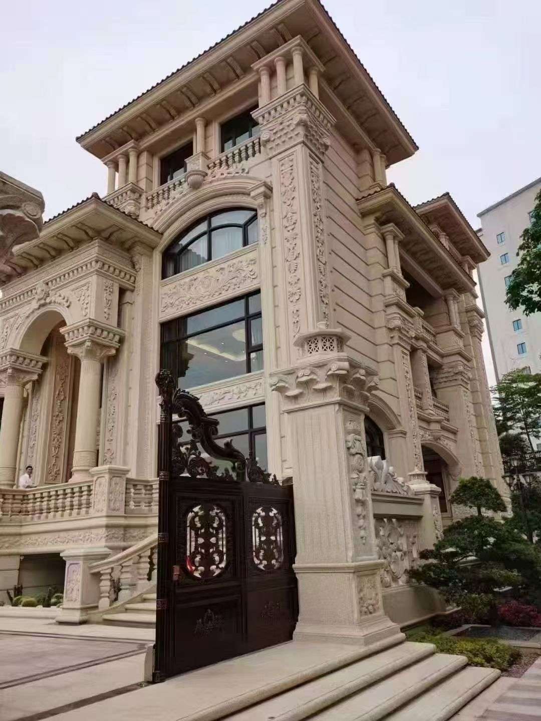 怀化黄金麻别墅外墙异形定制