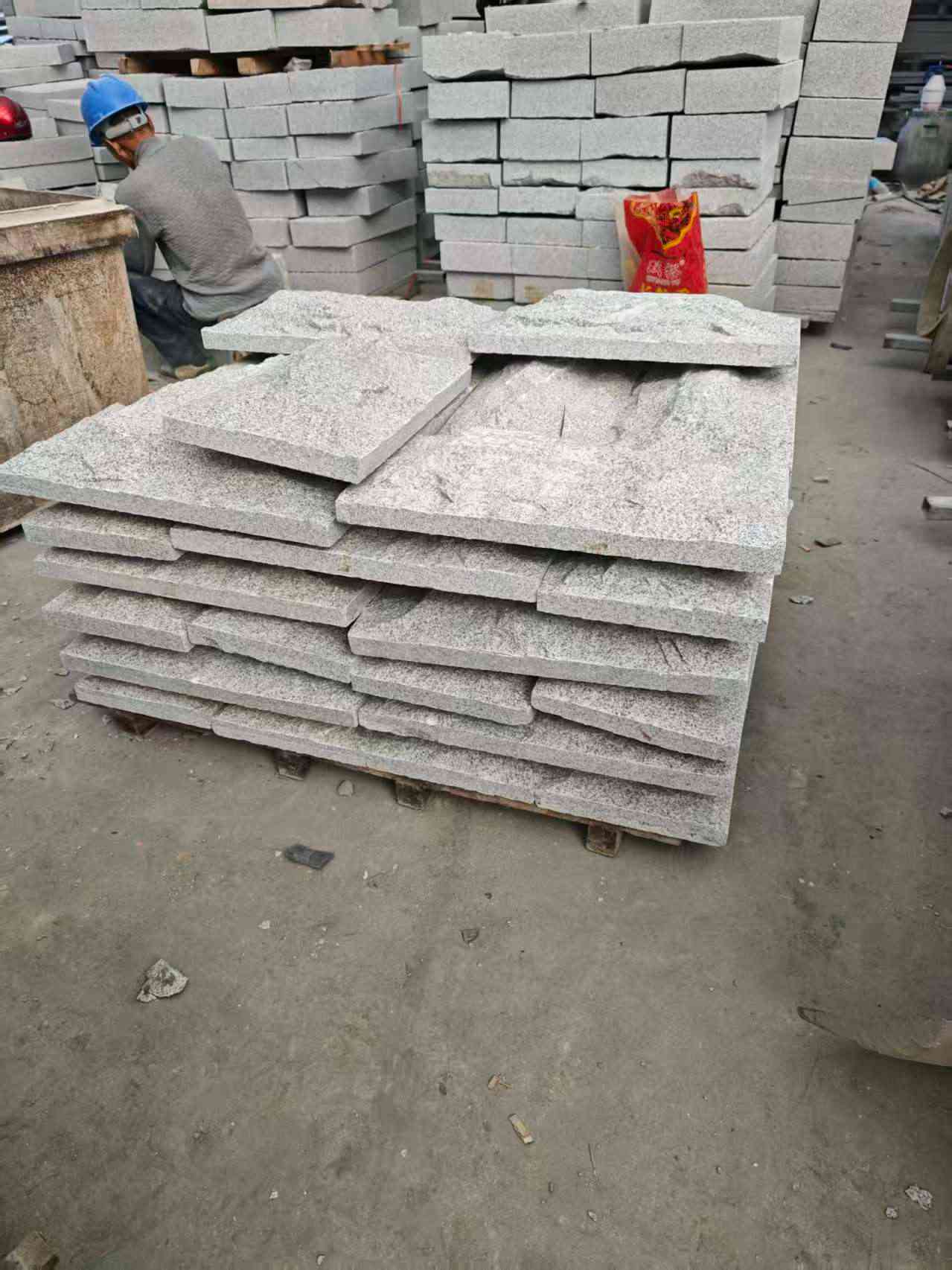 怀化芝麻白蘑菇石，自然面