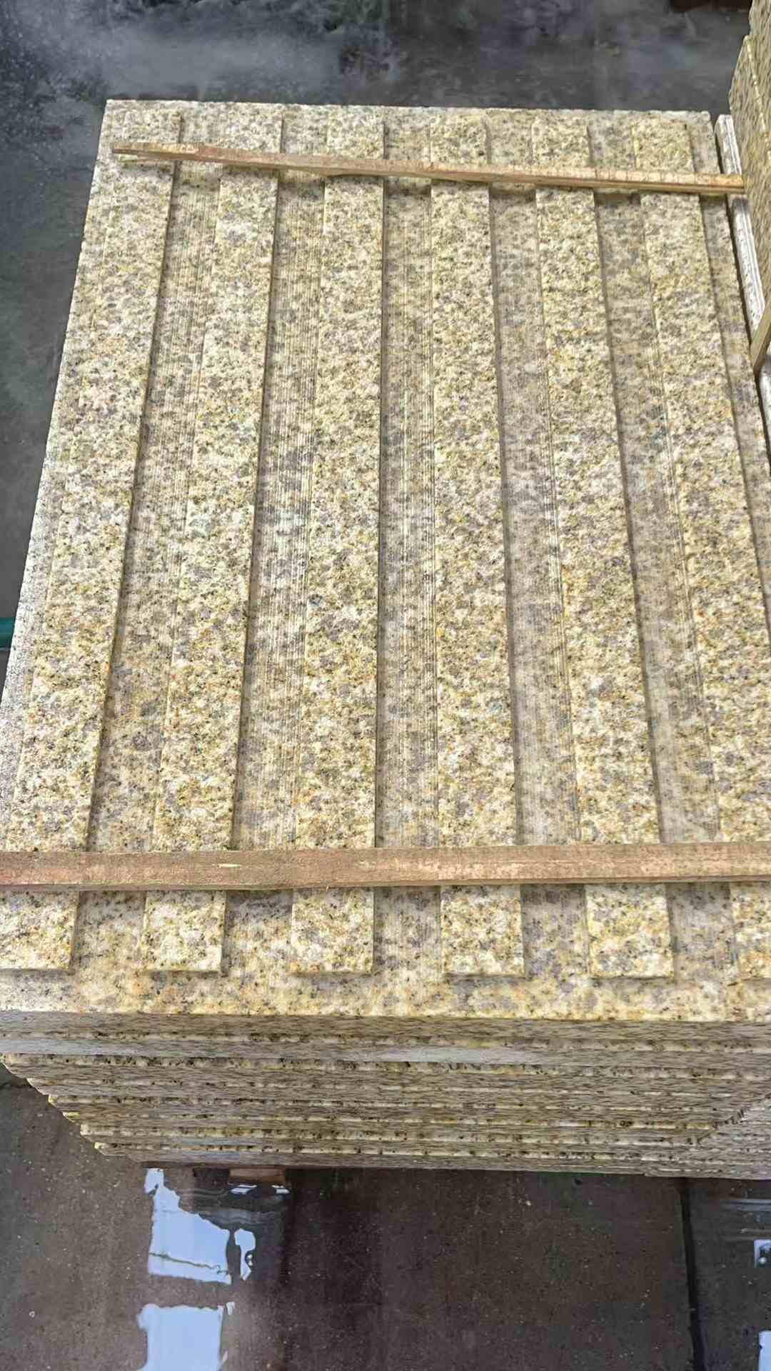 怀化黄金麻盲道 石材盲道