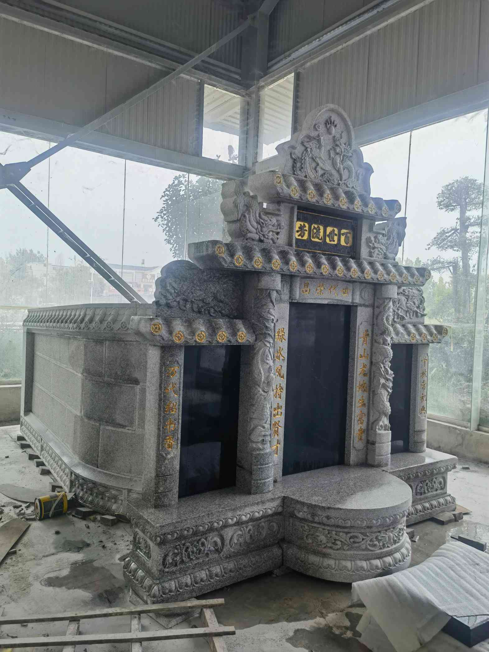 怀化套墓 墓碑 围坟石 异形定制